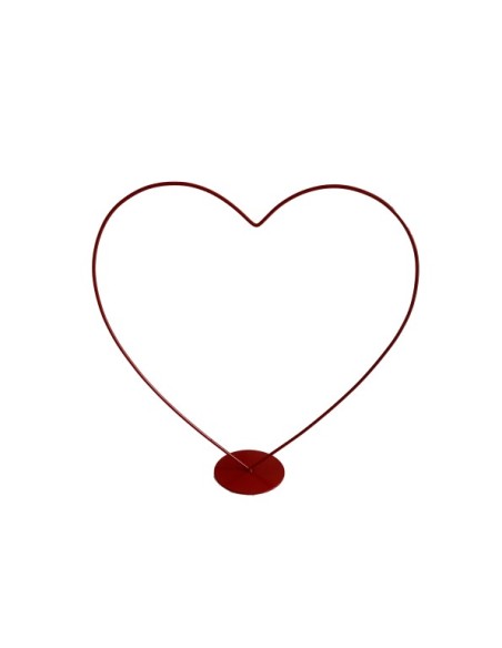 CORAZÓN ROJO SOBRE PEDESTAL D40