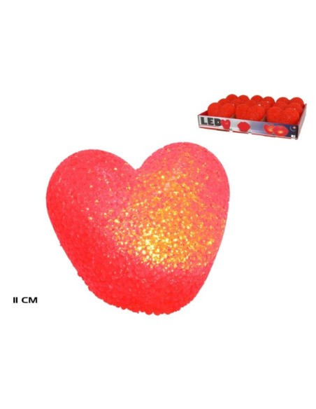 CORAZÓN LUZ LED 11 CM