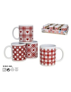 JARRA MUG GRES 330ML CHENNAI 4 SURTIDOS