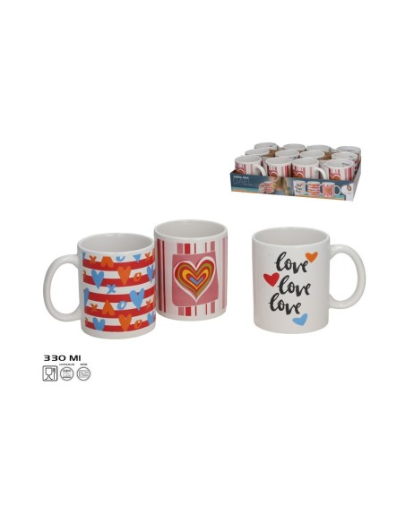 JARRA MUG GRES GAEL 330ML 3 SURTIDOS