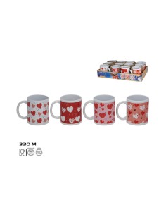 JARRA MUG GRES AROA 330ML 4 SURTIDOS