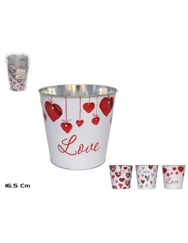 MACETERO FALLING 17,5X16,5CM 3 SURTIDOS