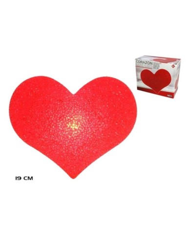CORAZÓN LUZ LED 19 CM