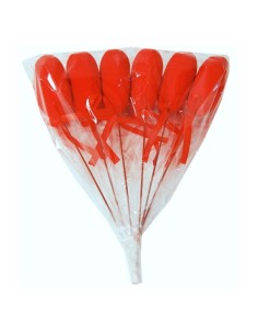 PICK  CORAZÓN 3D 6CM/35 6 UNIDADES