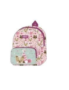 MOCHILA MONKY TIPI MOCH C/BOLSILLO