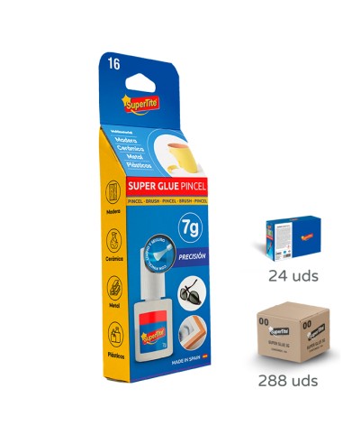 PEGAMENTO Nº16 7GR SUPER GLUE PINCEL
