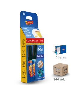 PEGAMENTO Nº15 2UNDX3GR INSTANTANEO + GEL