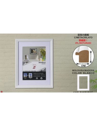 MARCO FACIL MADERA DM-886 30X40CM(8)