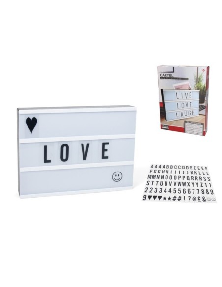 CARTEL LUMINOSO 90 CARACTERES