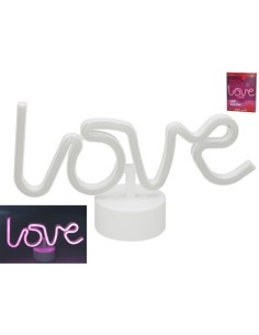 CARTEL LOVE 77 LEDS LUZ CALIDA 27,8X15,8X8,5 CM