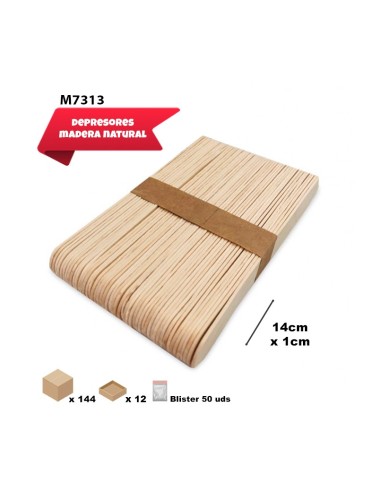 DEPRESORES DE MADERA 14X1X0.2CM