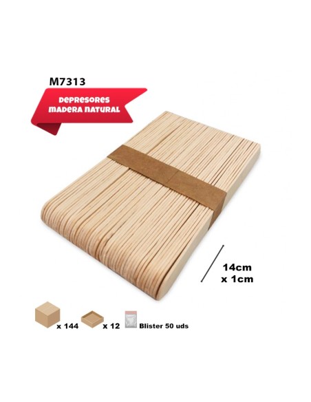 DEPRESORES DE MADERA 14X1X0.2CM