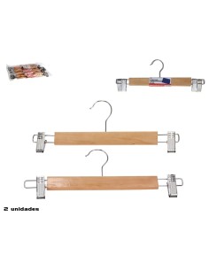 PERCHA FALDA/PANTALON 33 CM X2