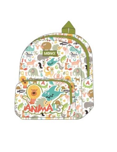 MOCHILA MONK C/BOLS ANIMAL 28