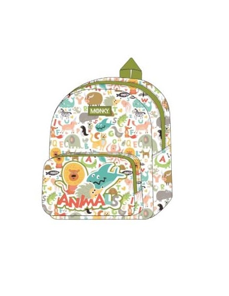 MOCHILA MONK C/BOLS ANIMAL 28
