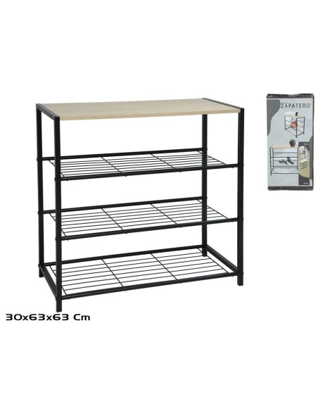 ZAPATERO YUKA 4 ALTURAS 63X63X30 CM