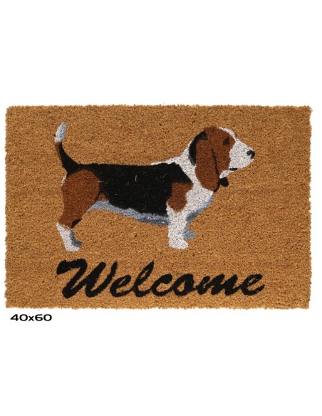 FELPUDO COCO 40X60CM WELCOME DOG