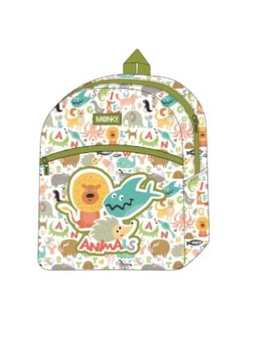 MOCHILA MONK C/BOLS ANIMAL 32