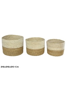 CESTAS X3 KANKU ALGA MARINA 26X20 CM