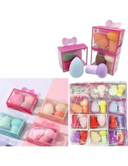 ESPONJA MAQUILLAJE 2PCS (12U)