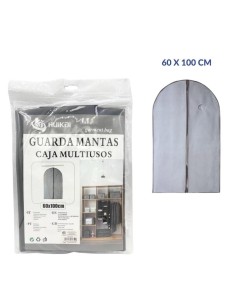 FUNDA TRAJE GRIS 60X100