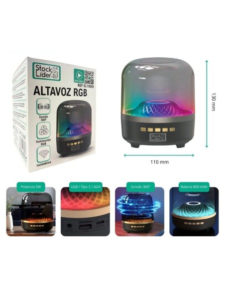 SL10689 ALTAVOZ CON LUZ