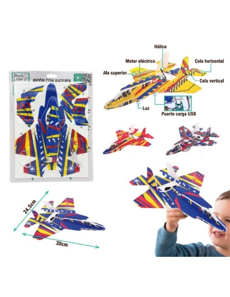 SL10716 AVION CON BATERIA