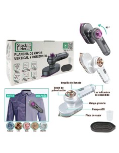 SL10770 PLANCHA VAPOR PLEGABLE