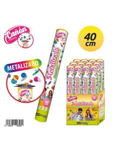 [44308] CAÑON FIESTA METALIZADO 40CM
