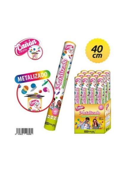 [44308] CAÑON FIESTA METALIZADO 40CM