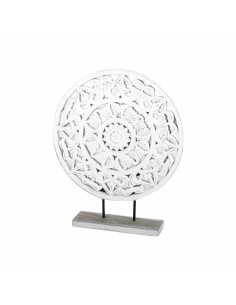 MANDALA C/SOPORTE REDONDA 29 CM - MADERA