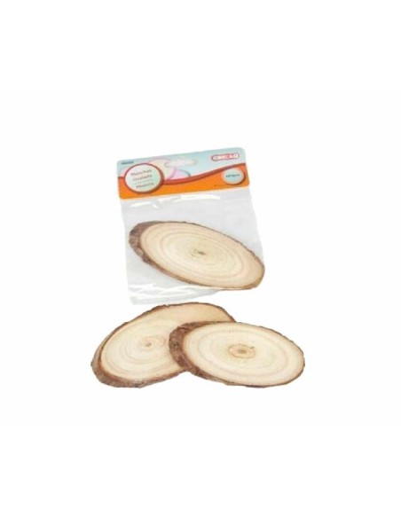 PLANCHAS OVALADAS DE MADERA 13 X 6CM