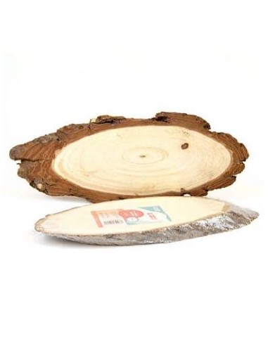 PLANCHA OVALADA DE MADERA 28 X 12CM