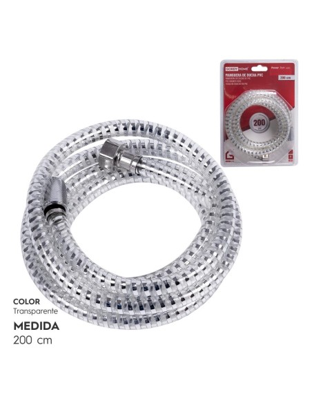 MANGUERA DUCHA PVC 2 M MOD 1.2