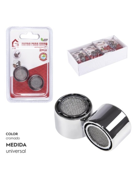 SET-2 FILTROS DE GRIFO ROSCA INTERIOR