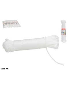 CUERDA PARA TENDER NYLON BLANCA 28M