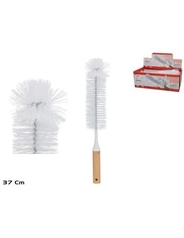 LIMPIA BIBERONES 37CM C/MANGO BAMBU