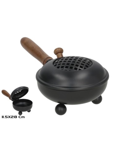 QUEMADOR DE HIERRO C/MANGO 11,5X28CM