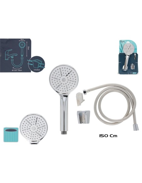 SET DE DUCHA ACERO INOX 10X23 CM