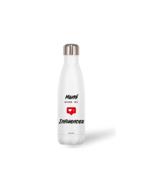 BOTELLA ACERO INOX 500 ML. MAMI...INFLUENCER 26X7CM