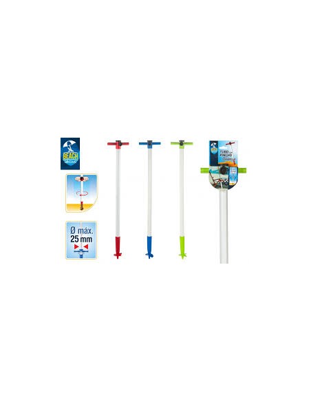 TUBO SOPORTE SOMBRILLA C/CUÑA INCLUIDA