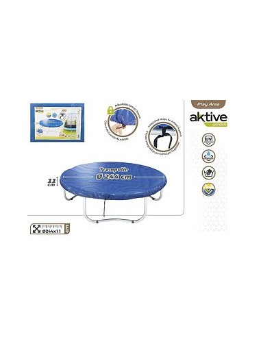 COBERTOR TRAMPOLIN D244CM-WATERPROOF+PROTECCION UV