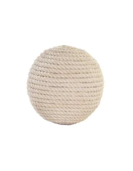 BOLA DECORACION FIBRA 8X8X8 NATURAL