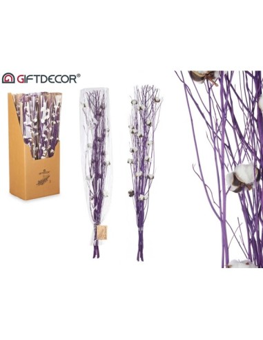 RAMILLETE ALGODON MORADO