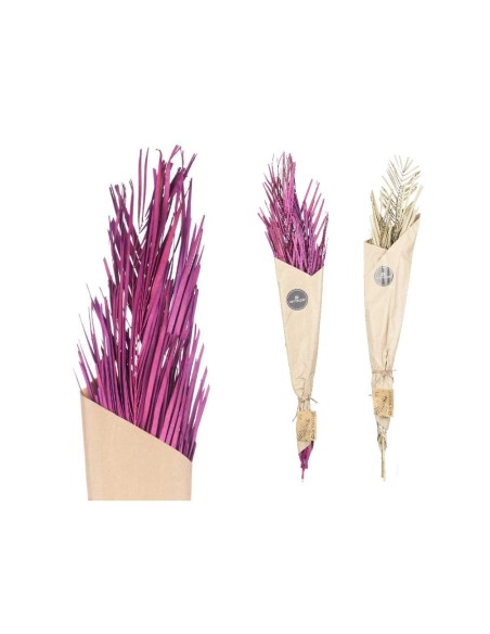 RAMILLETE HOJAS PALMERA SURT MORADO Y NATURAL