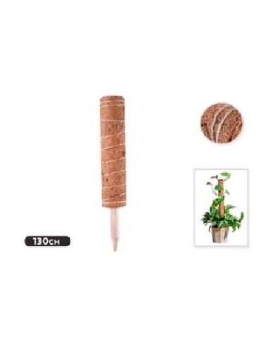 TUTOR DE COCO CON YUTE ESPIRAL 130/150cm