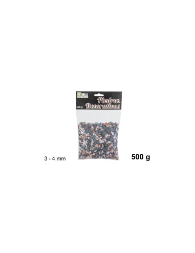 PIEDRA DECORATIVA PULIDA 3-4MM(500 G)