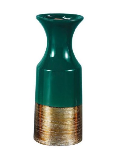 JARRON  PORCELANA (Verde Pato) (10*10*25H)