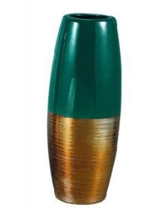 JARRON  PORCELANA (Verde Pato) (12*12*29H)