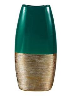 JARRON  PORCELANA (Verde Pato) (13*6*26H)